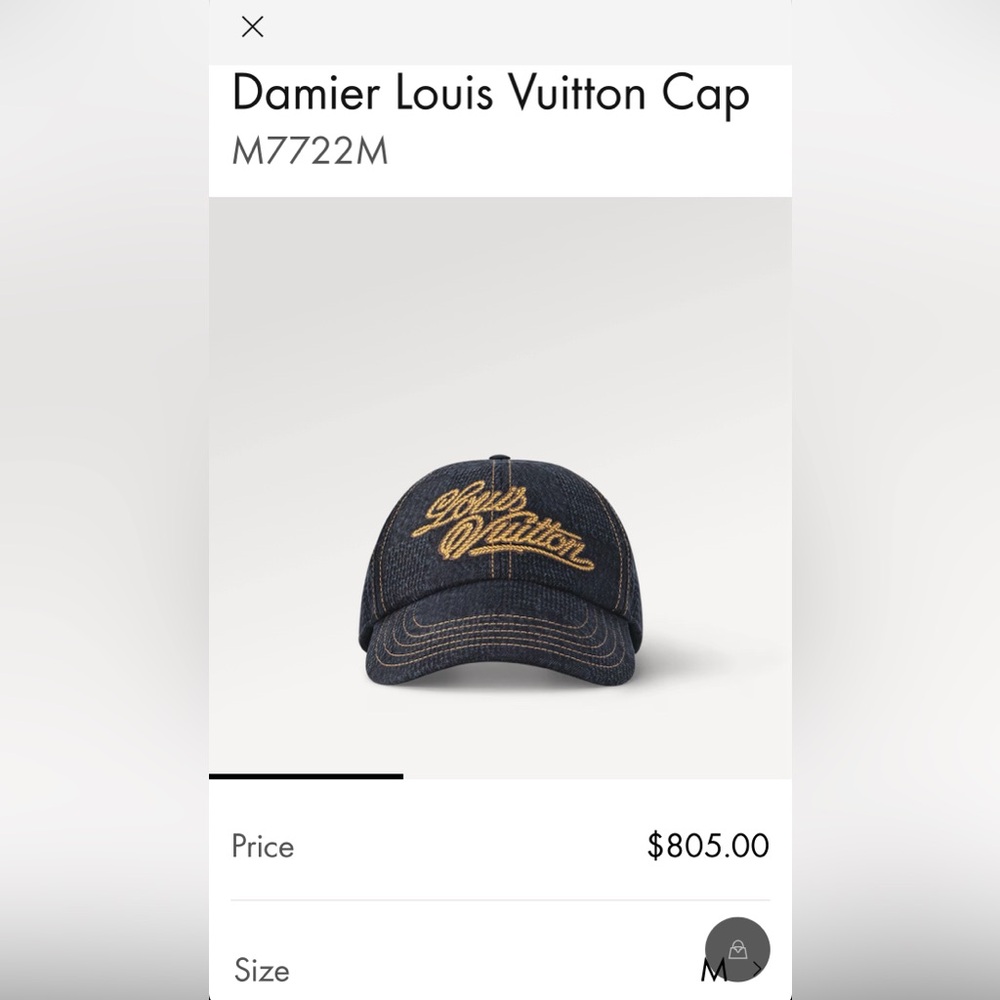 Louis Vuitton Damier Cap